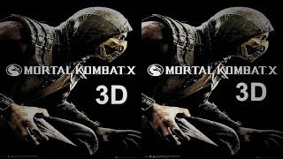 Mortal Kombat X 3D VR  video 3D SBS VR box google cardboard