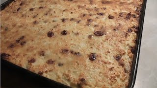 Запеканка творожная в духовке с изюмом "как в детском саду"