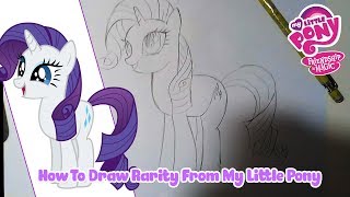 Vẽ Pony Lạ Lùng Trong Pony Bé Nhỏ Tình Bạn Diệu Kì - How To Draw Rarity From My Little Pony