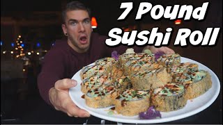 Massive 8000+ Calorie Sushi Challenge! Man Vs Food