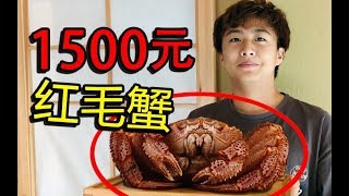 【小潮院长】试吃1500一只的“红毛蟹”，深夜放毒吃货慎点！