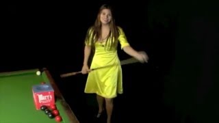 12 Snooker Trick Shots with Mary ‘Princess’ Avina