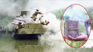 游擊隊炸了日軍軍艦，立馬被日軍瘋狂報復，連夜炮轟村莊，幸好共軍主力趕到！