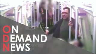 CCTV Shows Machete Attack on London Tube