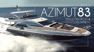 Azimut 83 material italiano e manufatura brasileira // Raio-X Bombarco