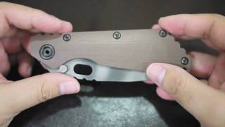 Strider SMF Tanto CC Dark Earth Brown Tiger Stripe Part 1 of 2