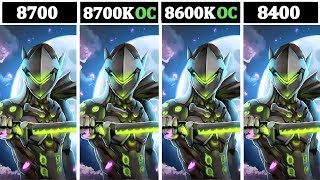 RTX 2080 | (5Ghz) I7 8700K vs I7 8700 vs (5Ghz) I5 8600K vs I5 8400 |