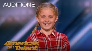 Lily Wilker: 11-Year-Old Animal Impressionist Delights The Judges - America's Got Talent 2018