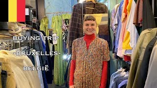 【?】ブリュッセルのヴィンテージマーケット＆古着屋を巡る【古着買付ベルギー編Part2??】