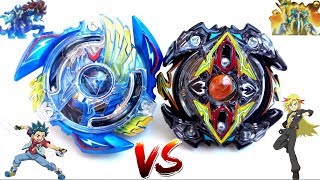 Victory Valtryek .B.V vs Zillion Zeutron .I.W - Valt vs Zac - Beyblade Burst Battle - V2 vs Z2