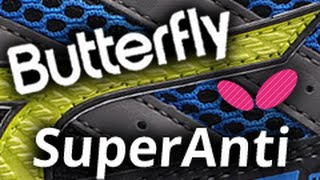 BUTTERFLY Super Anti - техника игры антиспином: накат слева. Antispin technique