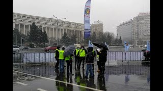 Protestul Sindicatului Național al Polițiștilor la București