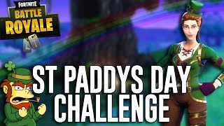 St Paddy's Day Challenge! All Green Everything! - Fortnite Battle Royale Gameplay - Ninja