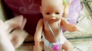 Переодеваем пупса Beby doll Соню и укладываем спать