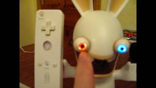Wii Raving Rabbit wii-mote charger