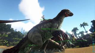TAMING THERIZINOSAURUS EN DUO - Ark Survival Evolved