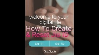 How to create a jio Id