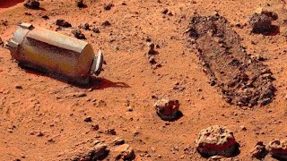 Обнаружен Блестящий Цилиндр на Марсе! Реальные фото красной планеты - Аппарат «Викинг 2»