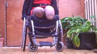 ABK BK red dress wheelchair