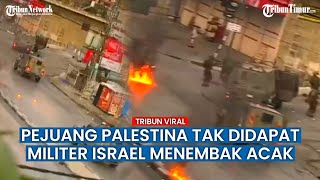 Detik-detik Tentara Israel Luncurkan Tembakan Secara Acak di Jalanan Betlehem