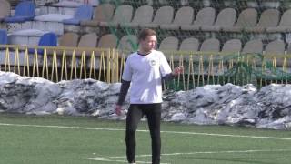 1 тайм матча "Нива-В" Винница-Болельщики(смешанные составы)