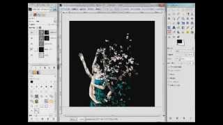 GIMP　風化を表現する