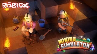 ЧАСТЬ 1, РОБЛОКС ИГРАЕМ в Симулятор Горных Копателей/ROBLOX Mining Simulator