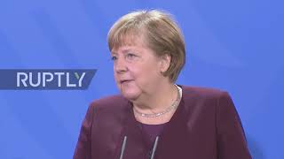 Germany: NATO's Stoltenberg and Chancellor Merkel meet in Berlin for talks