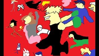 Boku no Hero Academia OP 2 Peace Sign MS paint edition