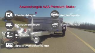 О самонастраивающихся тормозах AL-KO AAA Premium Brake (на немецком).