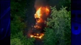 Truck Burns Above East Carson Street