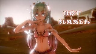 【KPOP MMD】 Hot Summer (⋄*:.Miku)