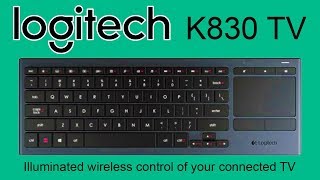 Logitech K830 TV Wireless Keyboard Unboxing Ruby Rock YouTube #52