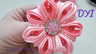 Цветы из ленты 5 см.МК канзаши.Flower ribbon 5 see MK kanzashi.
Gül bir lent 5 sm MK канзаши.