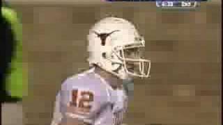 Colt McCoy TD pass vs. Texas Tech