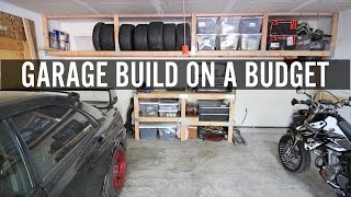 DIY Garage Build // Part 1 Building Shelves And Tire Rack