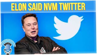 Elon Musk Officially Files to Bail on Buying Twitter