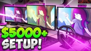 MY $5000+ GAMING & RECORDING SETUP!