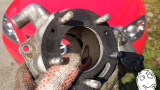 #Хонда 8. Двигатель снял, поршень снял, колено еще не снял [cr125r]