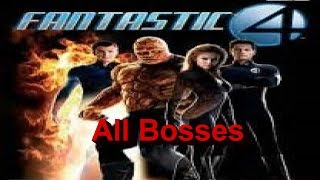 Fantastic Four All Bosses PS2