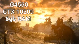 Witcher 3 fps test high/uber - Pentium G4560 and GTX 1050ti 4gb