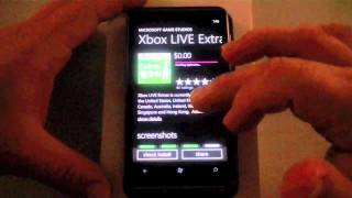 HTC HD7 Software Part 1 - Xbox Live