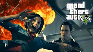 GTA 5 QUANTUM BREAK MOD! (GTA V SLOW MOTION MOD FUNNY MOMENTS)