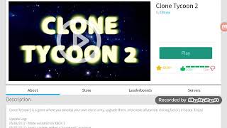Free 40 gems code for clone tycoon 2