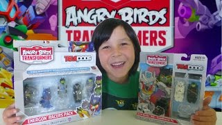 Angry Birds TRANSFORMERS TELEPODS Energon Racers Pack - How To Teleport