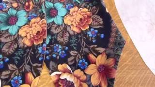 Жилет из Павловопосадского платка.  Die Pawlowopossadski Weste. Pavlovoposadsky vest.