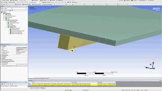 ANSYS. Моделирование балок в перекрытии
