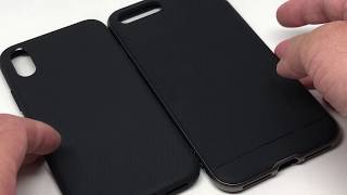 iPhone X vs iPhone 7/8 Plus side-by-side case size comparison【4K】