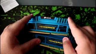Unboxing Memoria RAM Corsair Vengeance Blue 2x4GB 1600 Mhz
