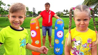 Diana and Dad Permainan dan Petualangan - Video Lucu untuk Anak | Diana and Roma Bahasa Indonesia